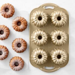 Nordic Ware Cast Aluminum Nonstick 65th Anniversary Bundtlette Cake Pan